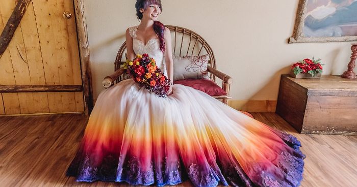 Dip Dye inspiration dress