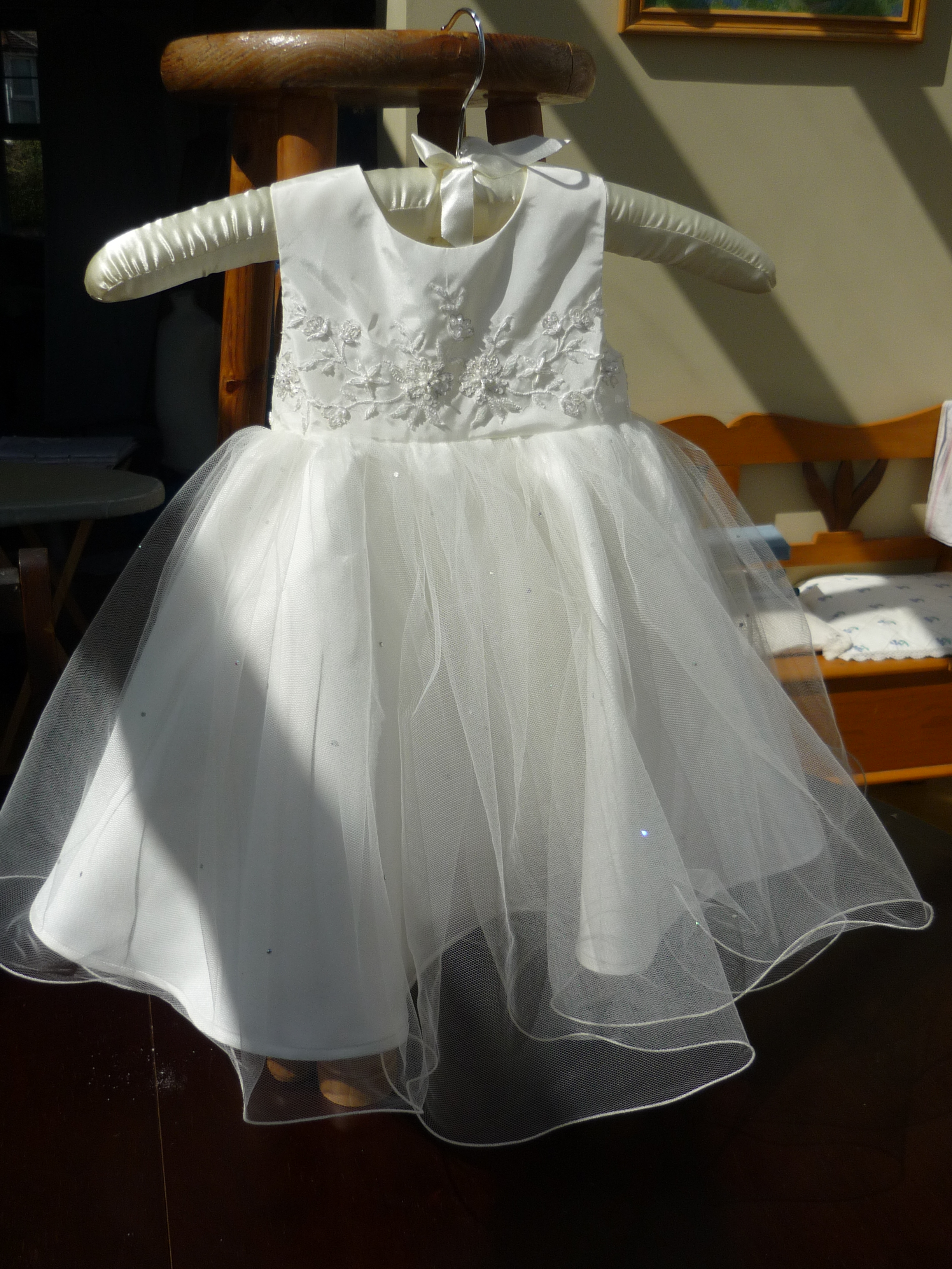 Christening gown made from mummy's wedding dress by Felicity Westmacott
