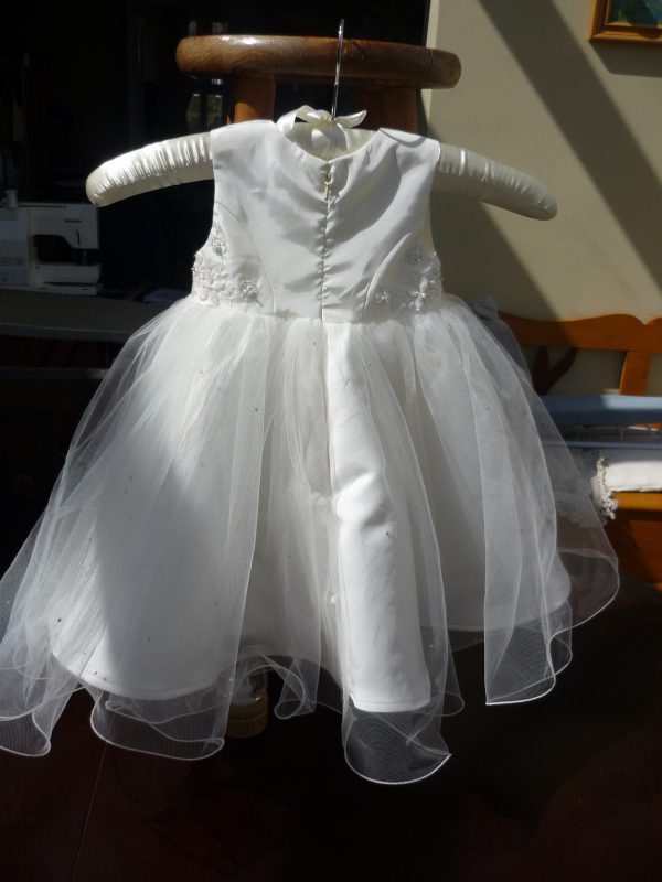 Christening gown made from mummy's wedding dress by Felicity Westmacott