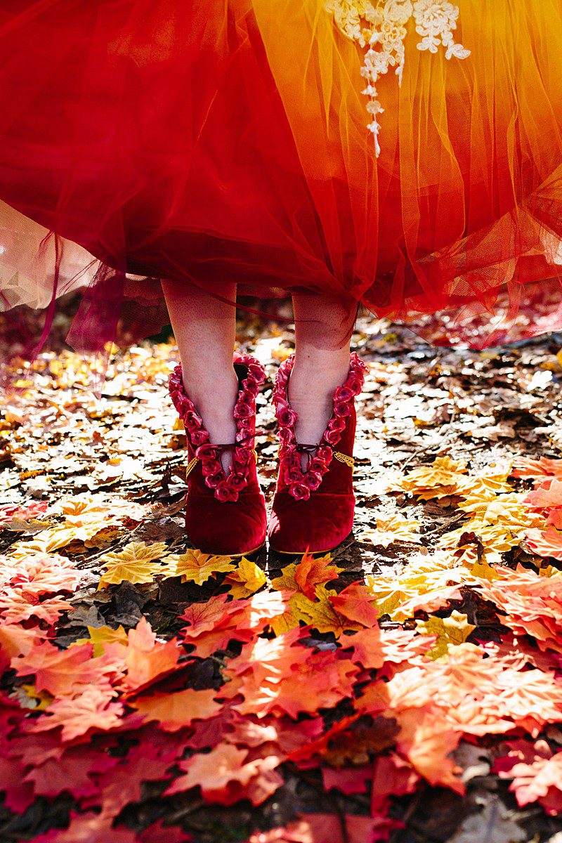 velvet wedding boots autumn winter wedding