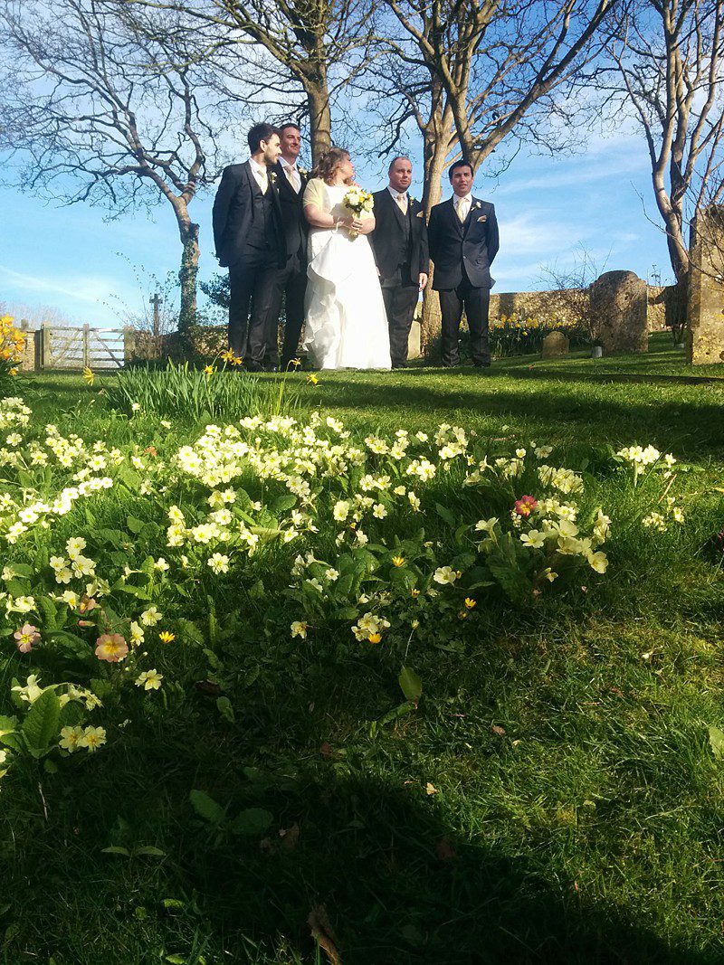 spring bride daffodil wedding february march