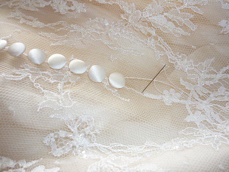 charlie 22 sewing on the buttons silk ivory lace