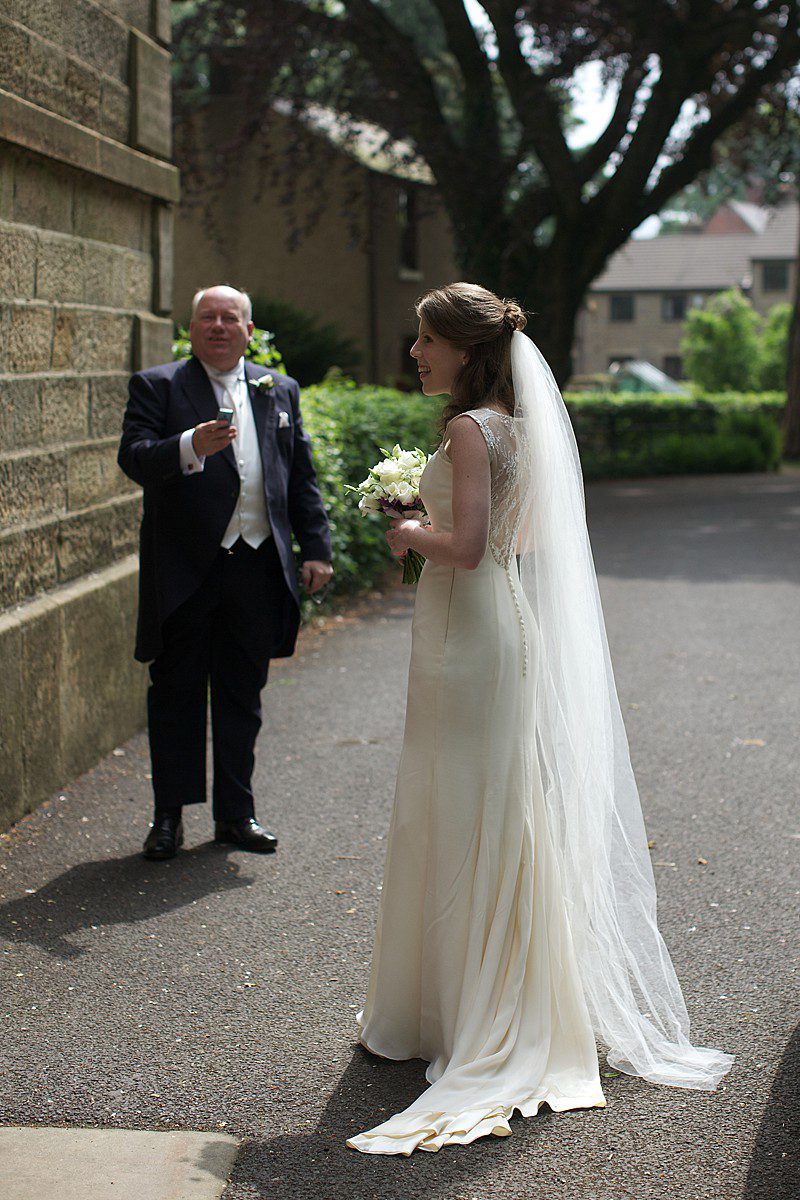 charlie 3 bespoke wedding gown and veil with train church wedding