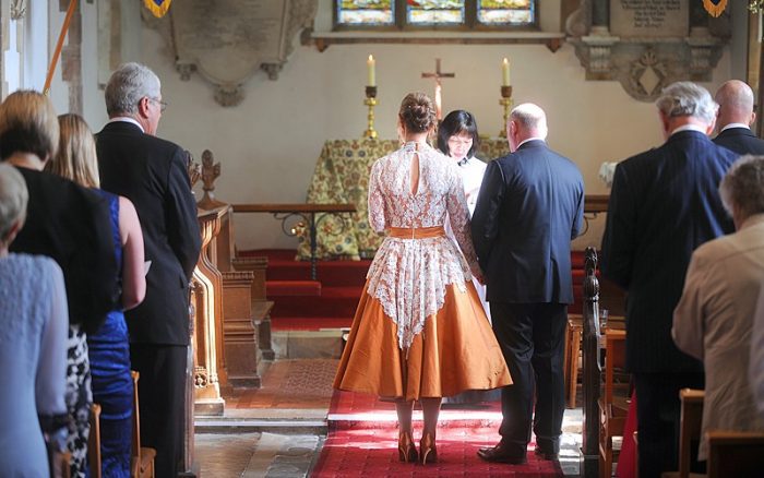 candler 6 church wedding bespoke dress