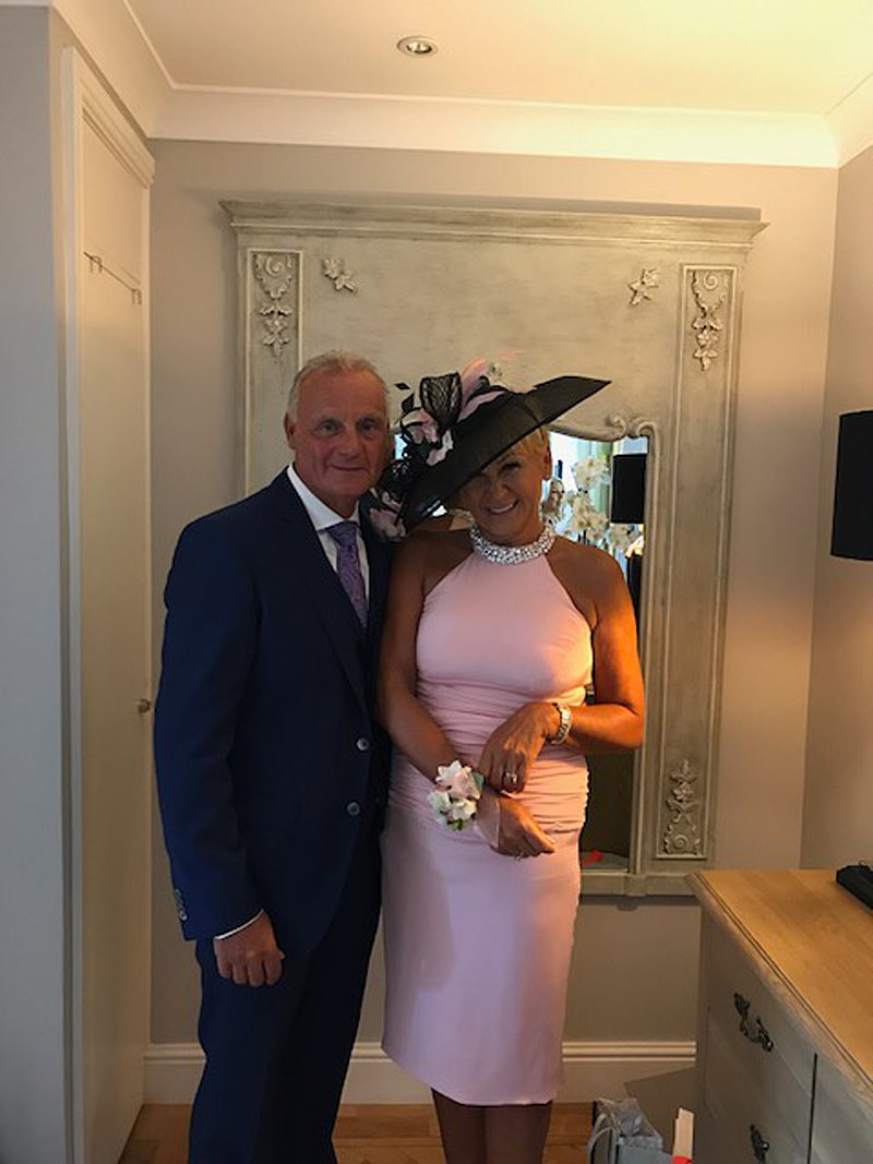 halterneck baby pink silk mother of the groom occasionwear dress bespoke