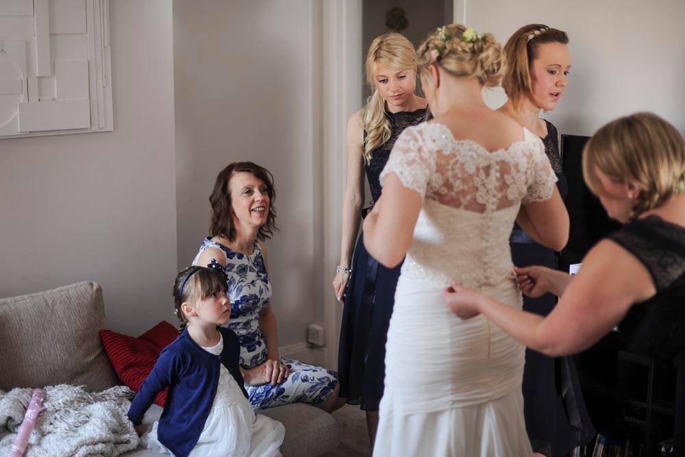 dressing the bride lace over bodice