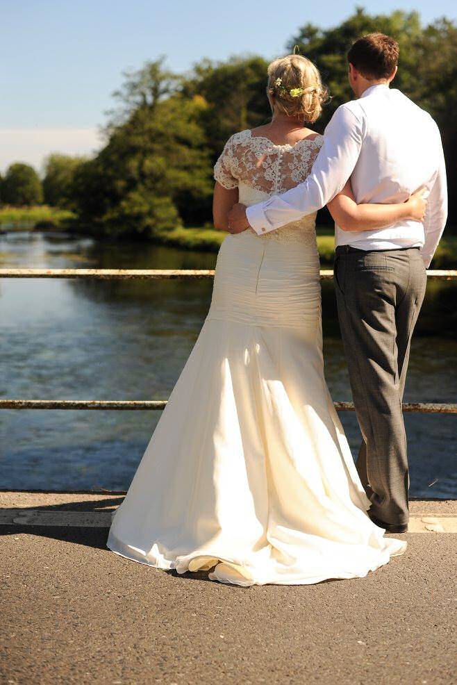 traditional custom made wedding dress fishtail skirt