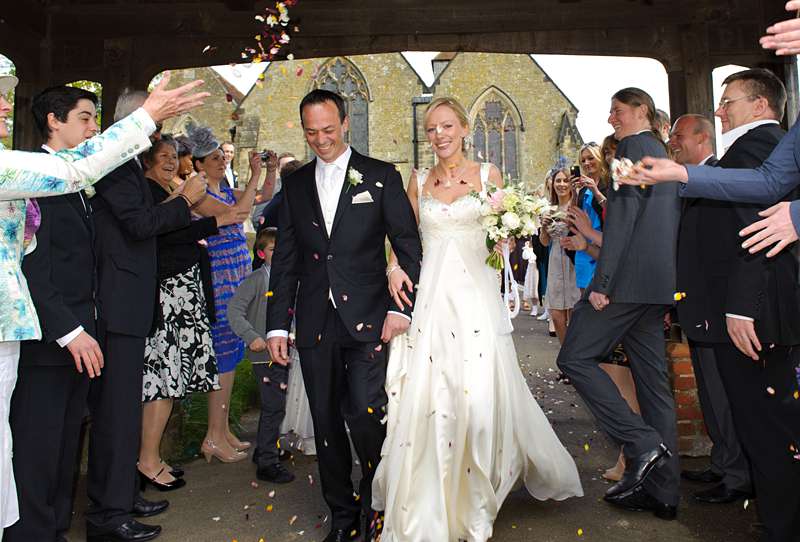 confetti shot bespoke wedding dress princess line