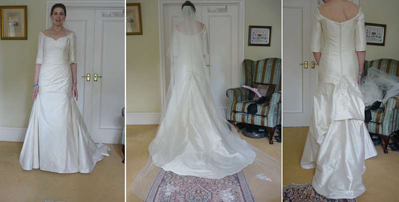final fitting pictures wedding gown