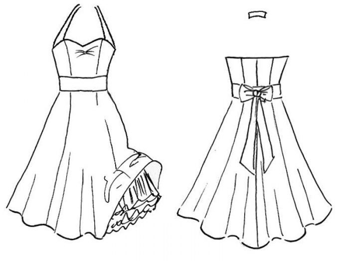 original design sketch bespoke bridesmaids by felicity westmacott