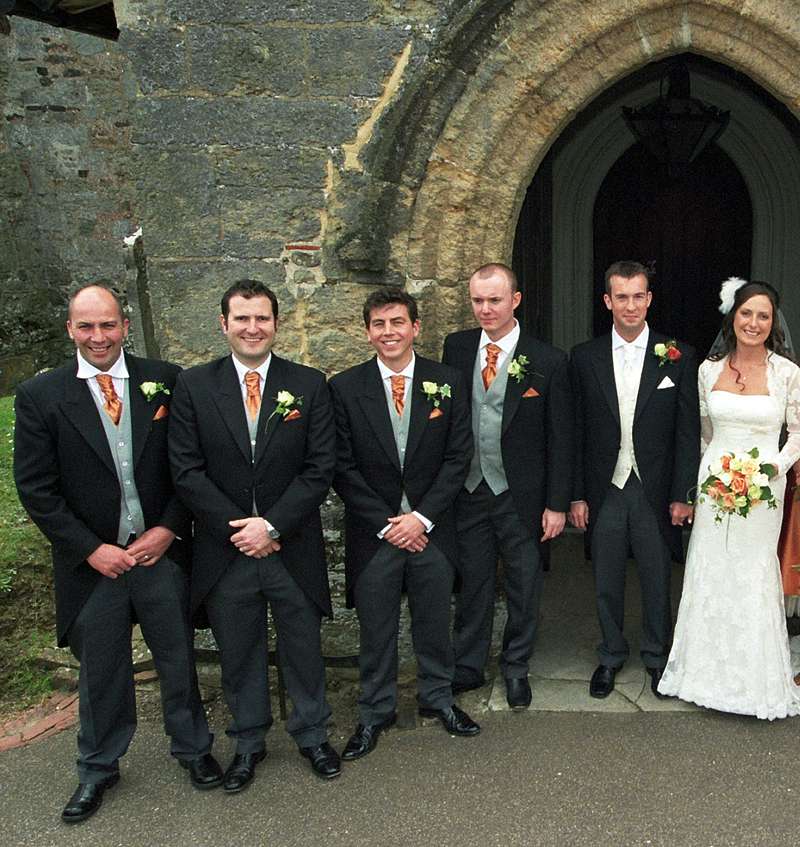 groomsmen cravats and hankies made to order