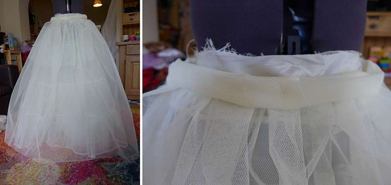 net skirt crinoline full skirt wedding dress petticoat