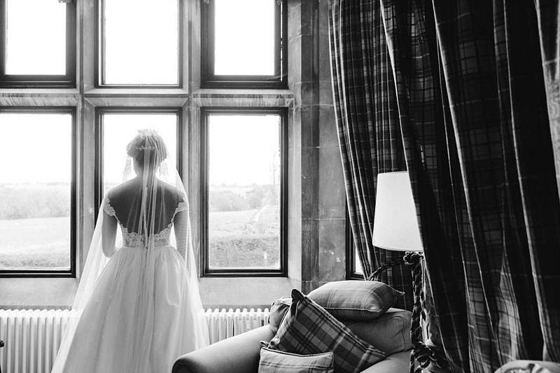 contemplative bride traditional