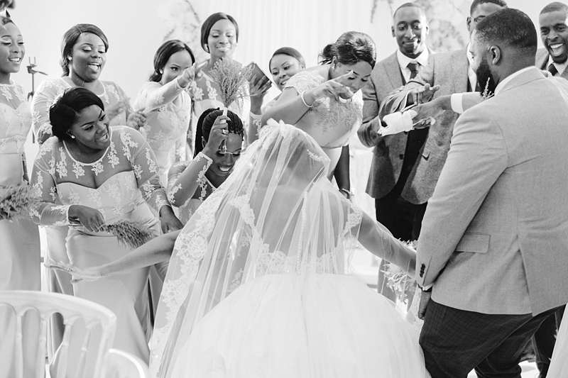 tossing the bouquet lace edge veil