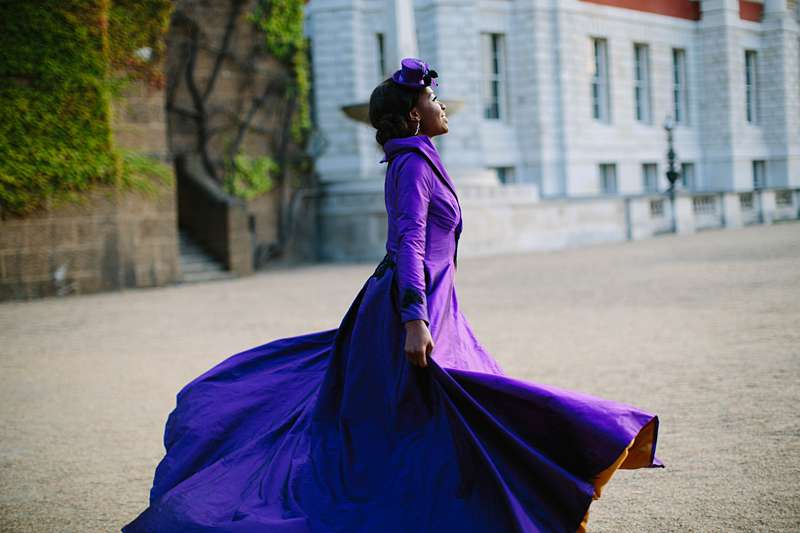 swirling coat dress horse guards parade