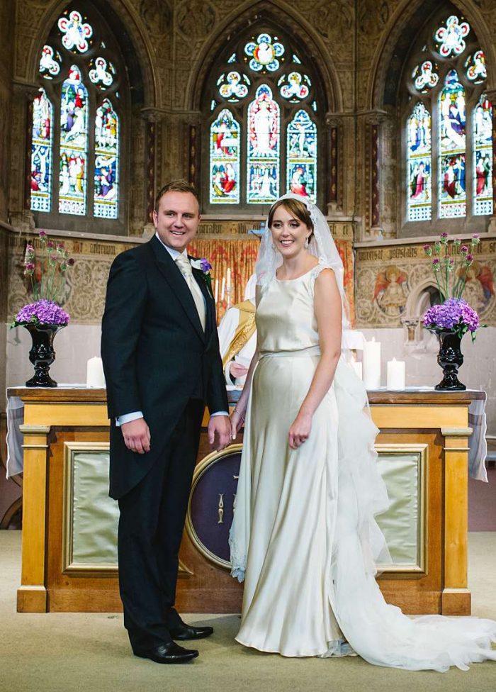 made to measure wedding dress sleeveless satin