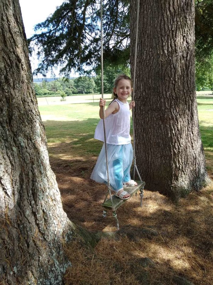 teal flowergirl bridesmaid custom skirt on swing