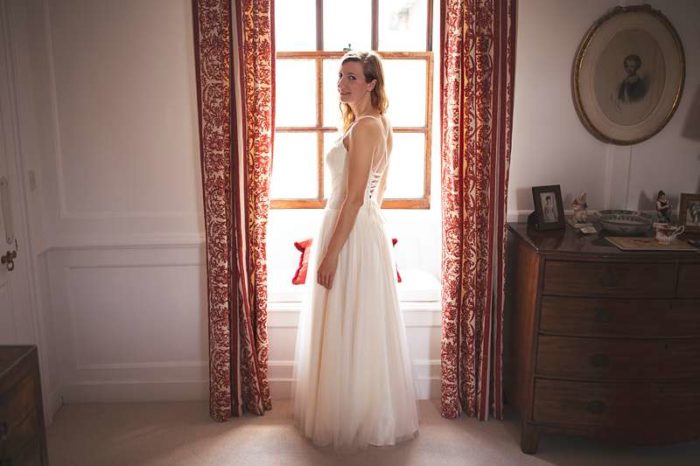 bride portrait surrey dressmaker