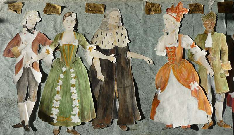 18th century costume designs for 
