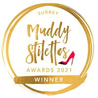 muddy stilettos 2021 award winners badge