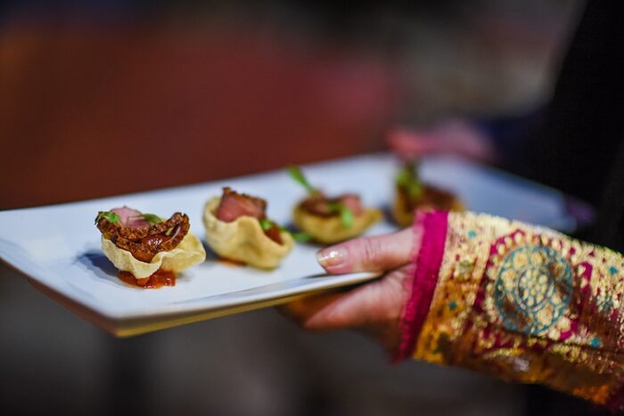 fusion wedding canapes