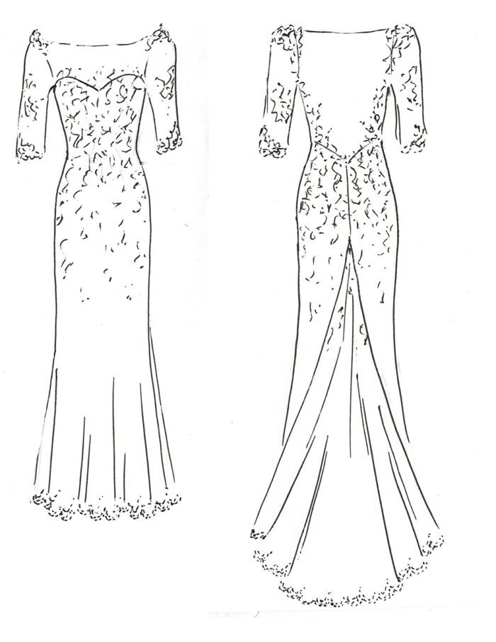 Original design sketch by Felicity Westmacott