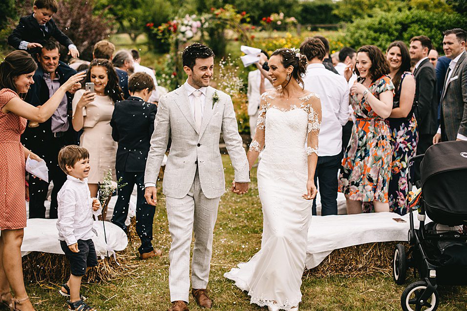 Bespoke wedding gown by Felicity Westmacott