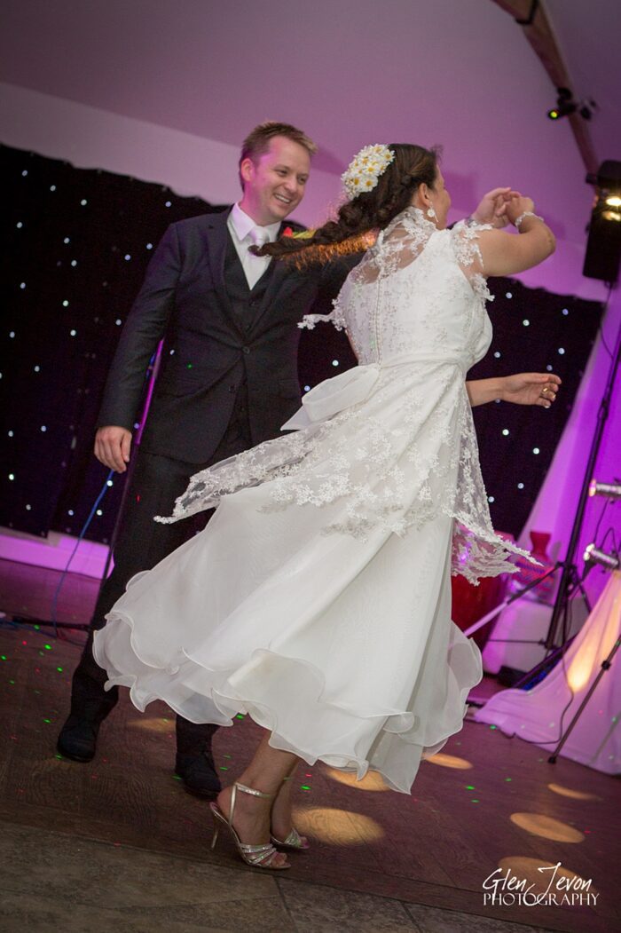 chiffon and lace upcycled wedding dress