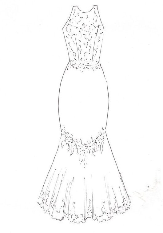wedding dress design felicity westmacott lace mermaid fishtail