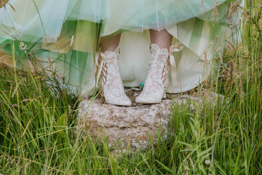 shoes ivory lace up ribbon heeled boots whimsical elegant alternative vintage victorian inspired