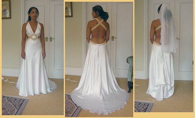bespoke fitting picture with open back