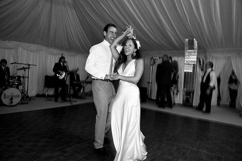 bridal gown dancing