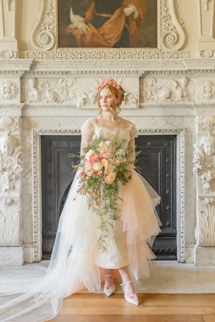 bespoke custom made to measure uk surrey london fairy princess wedding dress