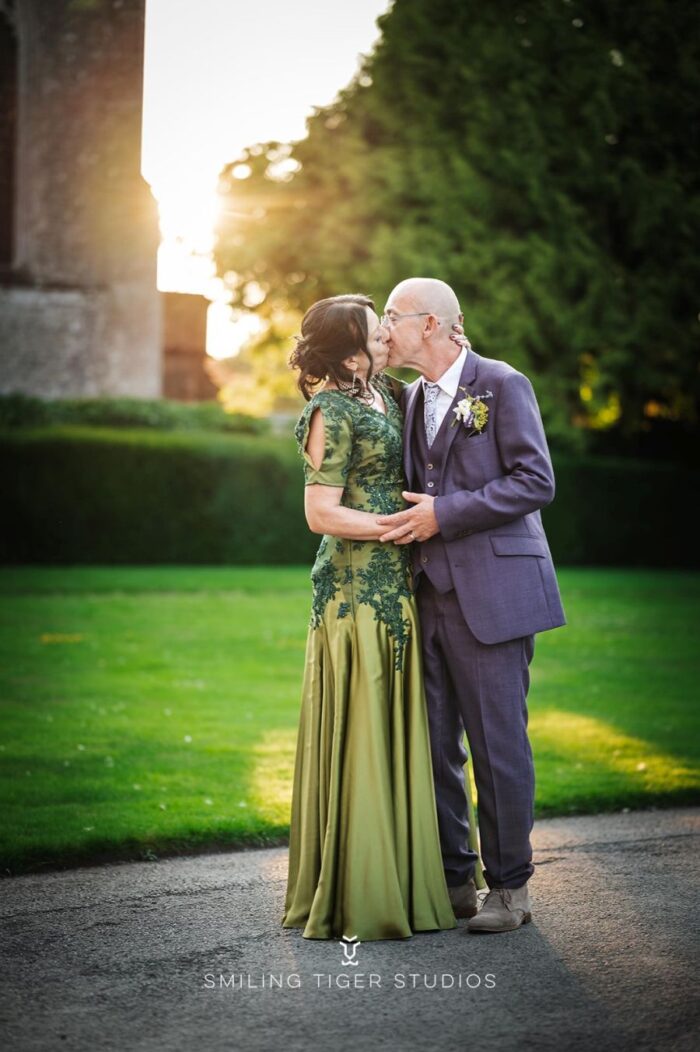 long floaty grass bottle forest lime bright green wedding dress