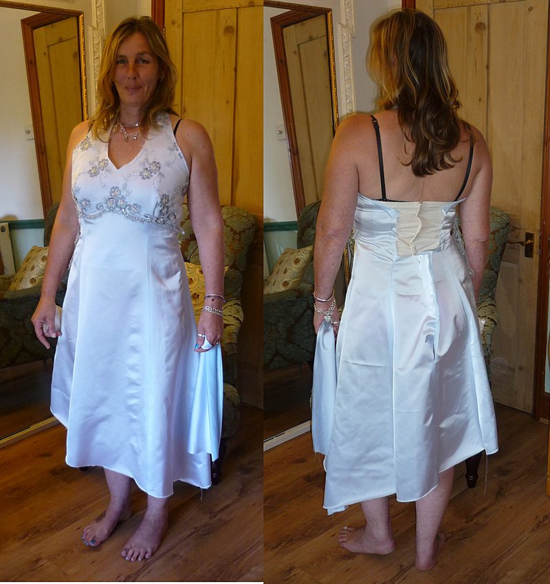 bespoke wedding dress toile