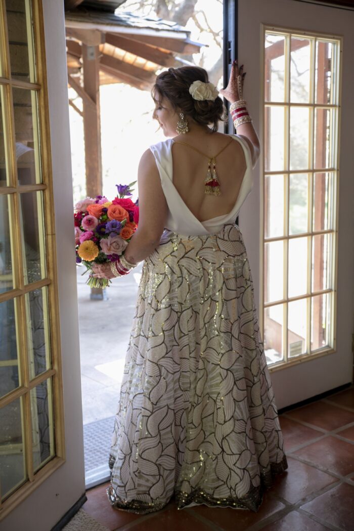 felicity westmacott wedding dress designer bespoke silk satin loose bridal outfit top