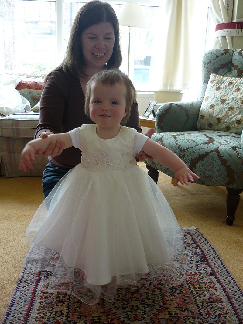 fitting for twin girls