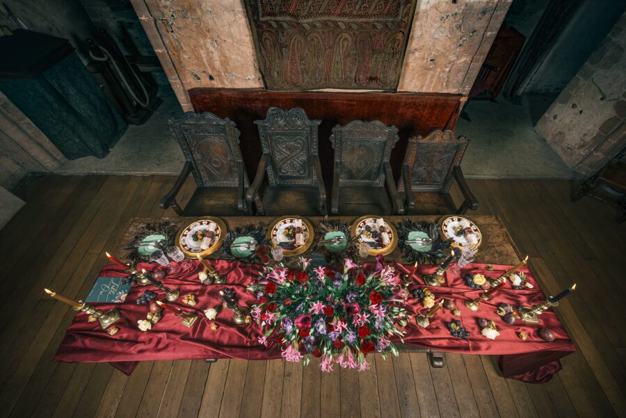 uk england english top table king queen game of thrones tudors wedding