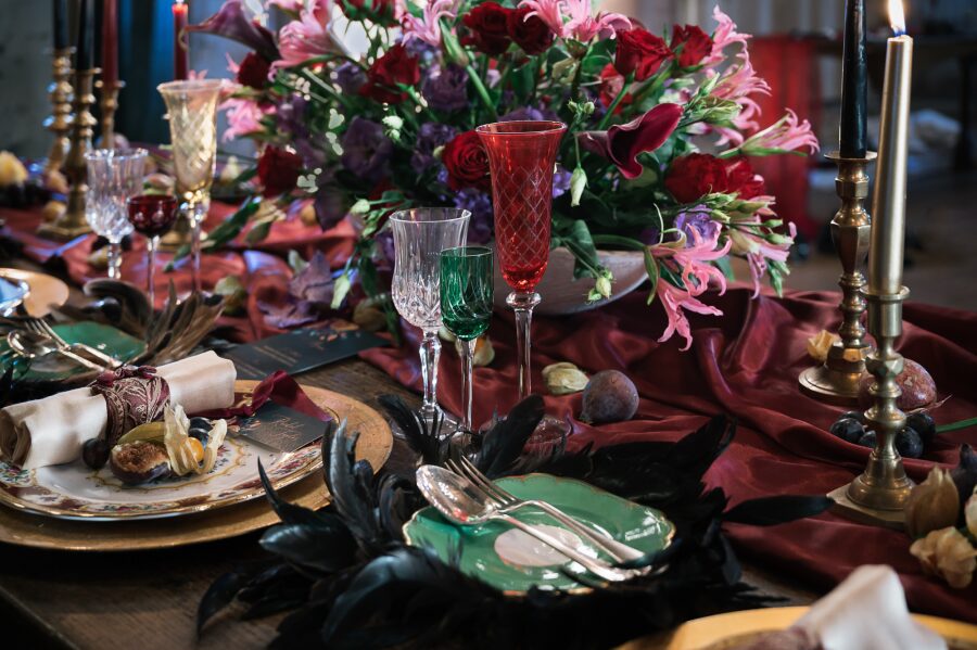 decadent opulent luxurious historical period olden times table spread
