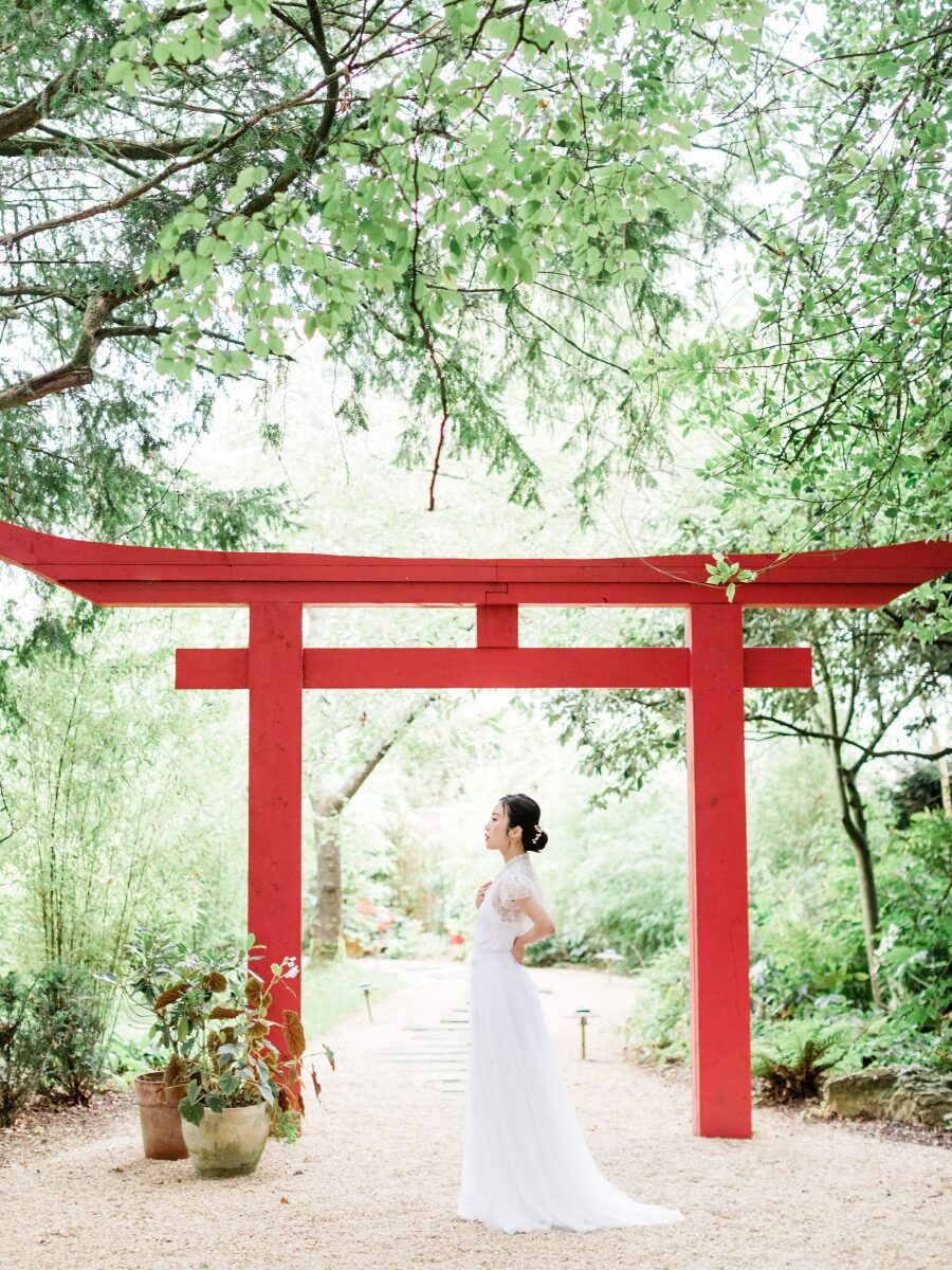 short sleeve bridal bolero mandarin collar chinese japanese wedding dress