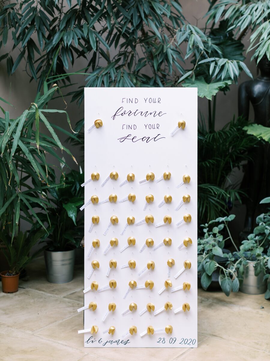 clever funny ideas inspiration fortune cookie table seating plan