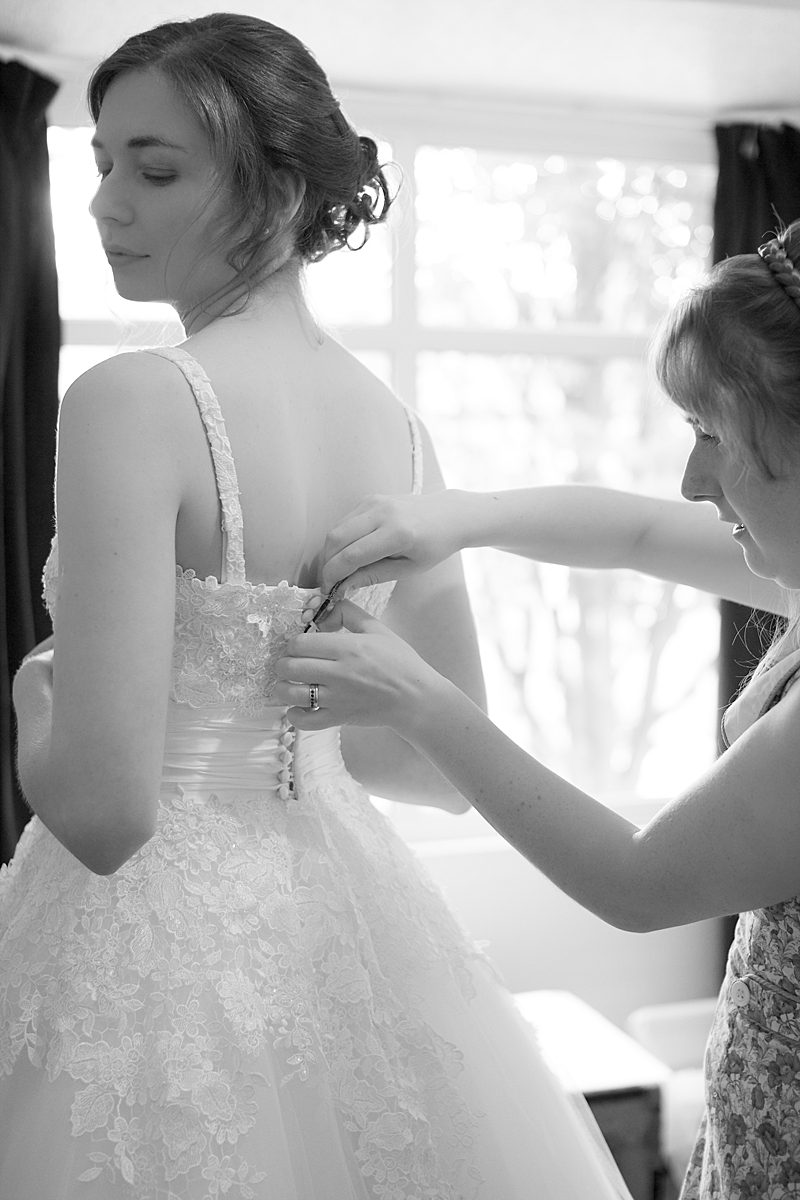 Felicity westmacott bespoke wedding dress fitting