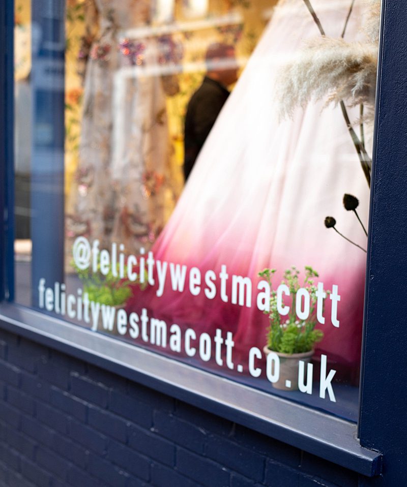 Felicity westmacott shop window writing dorking