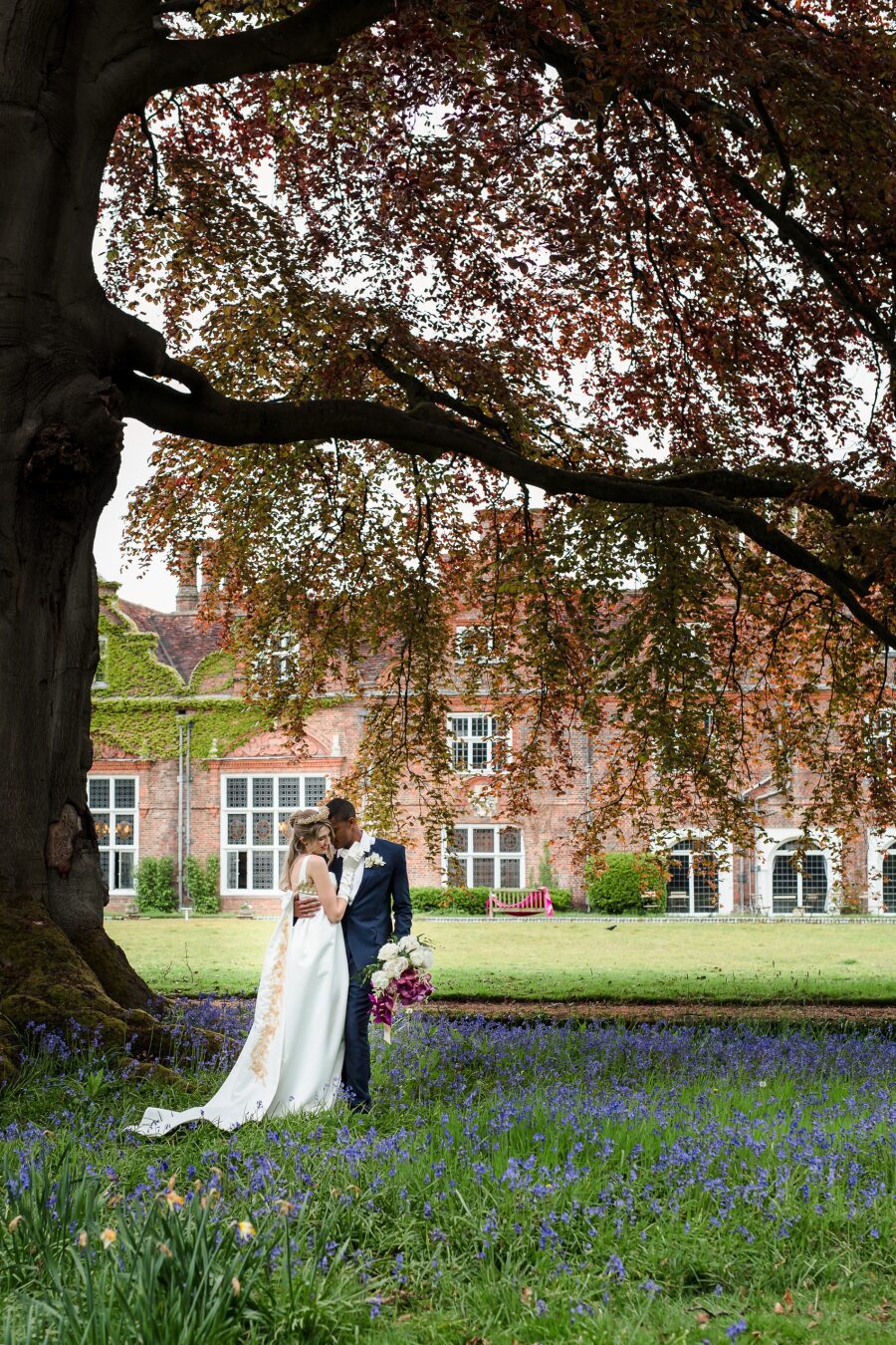 regency bridgerton inspired themed wedding spring old country manor venue bluebells