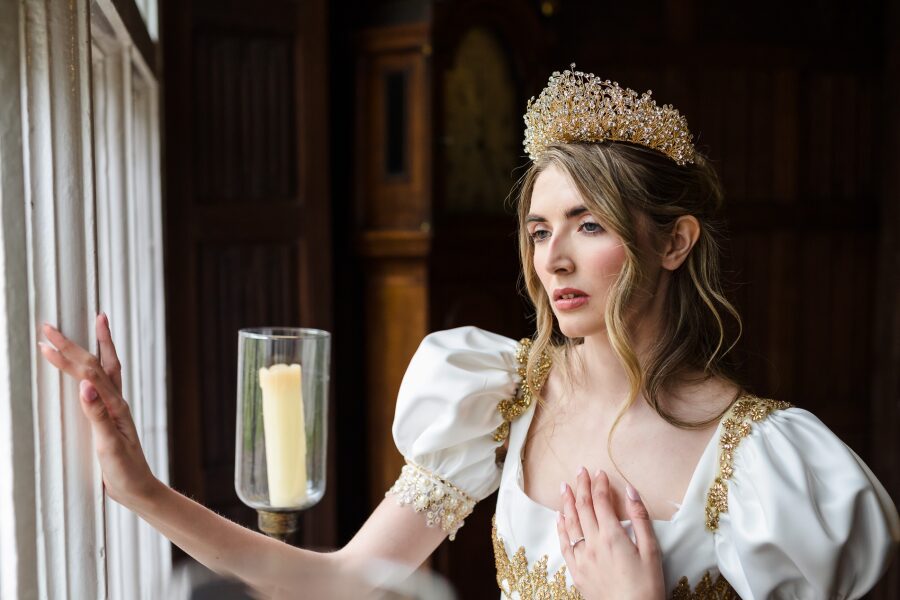historically inspired period regency bride unusual unique bridal tiara crown