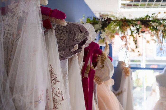 felicity westmacott shop rail bespoke wedding dress surrey