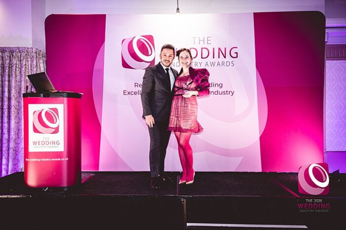 Felicity westmacott best independent wedding dress designer 2026 awards prize giving