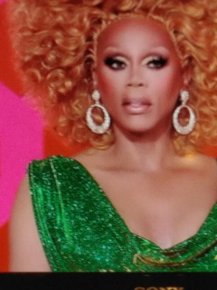 rupaul green fabric