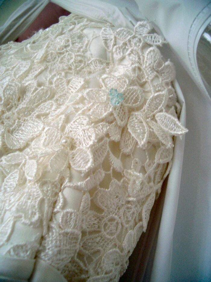 something blue hidden in the lace