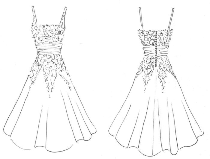 Felicity Westmacott wedding dress design